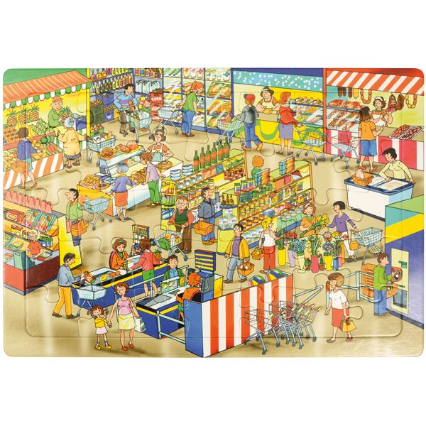 Puzzle Markt, 35 Teile